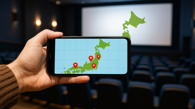 3.現在上映中の映画館一覧と確認方法