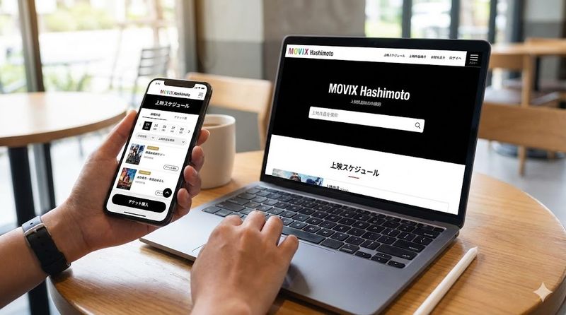 4.ムービックス橋本の上映スケジュール確認方法