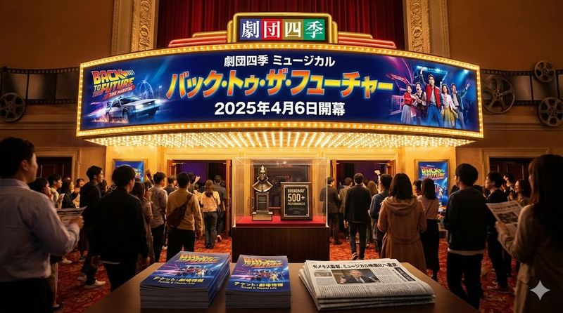 3.ミュージカル版バック トゥザフューチャーの公開情報