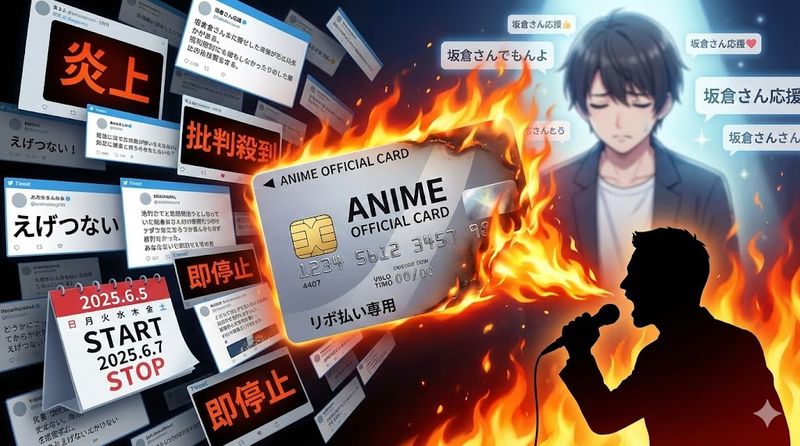 3.活動休止の背景にある公式クレジットカード炎上騒動