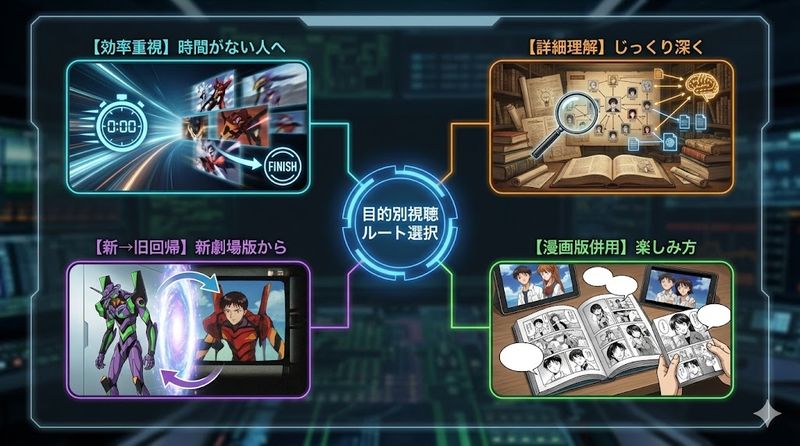 4.目的別おすすめの視聴ルート