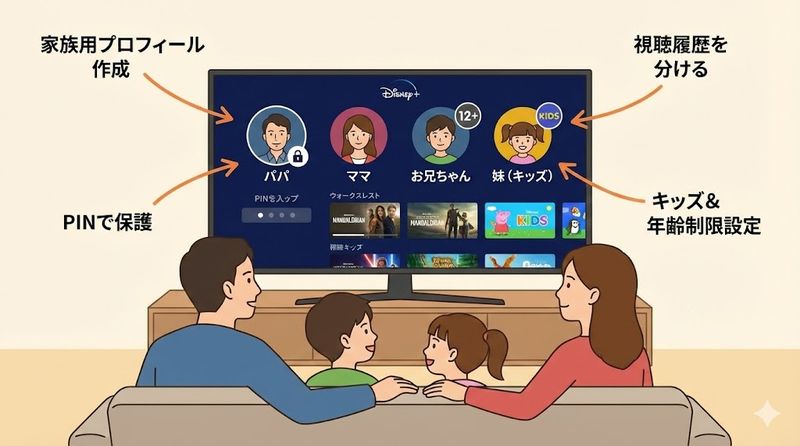 3. 家族でアカウントを共有する方法