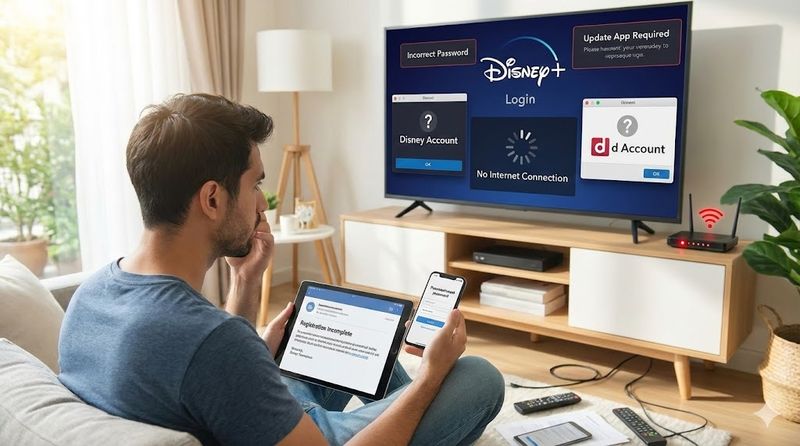 1.ディズニープラスのテレビログインができない主な原因