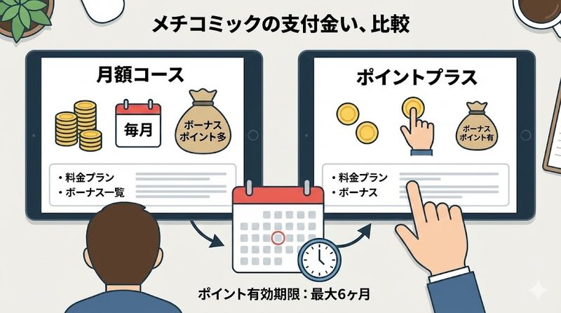 2.めちゃコミックの料金体系とポイントシステム