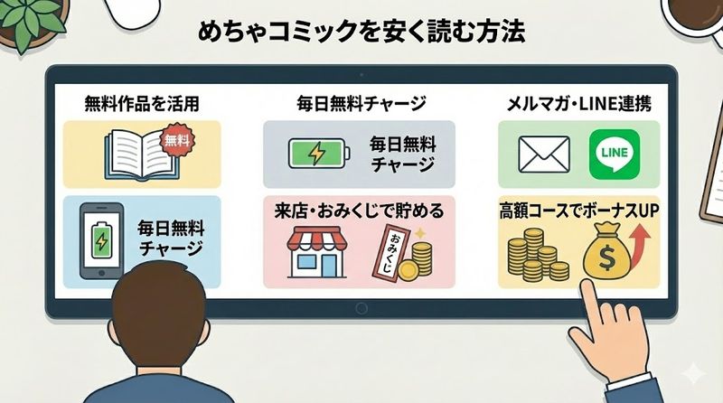4.めちゃコミックを安く読む方法