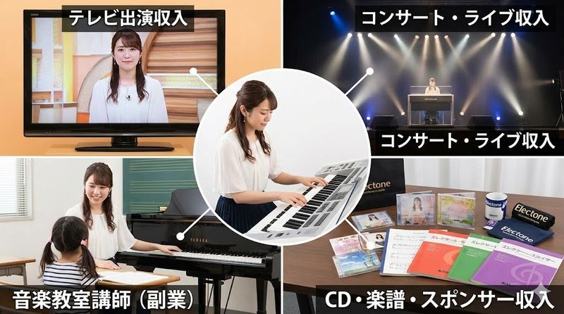 3.エレクトーン奏者の働き方と収入源