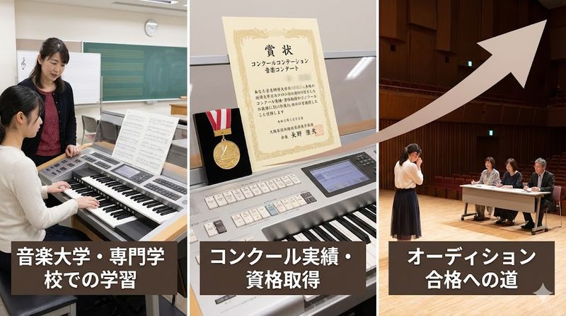 4.エレクトーン奏者になるには？求められるスキルとキャリア