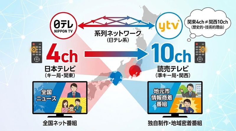 4.読売テレビと日本テレビの関係