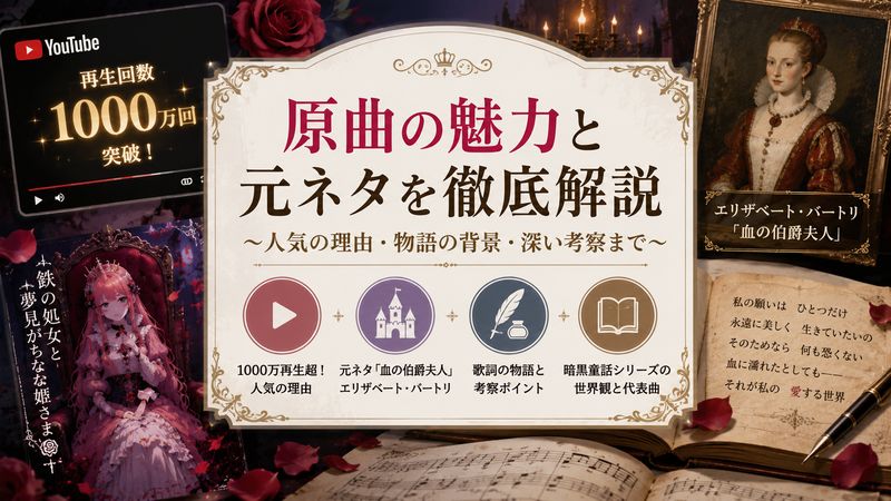 3.原曲「鉄の処女と夢見がちなお姫さま」の魅力と元ネタ解説