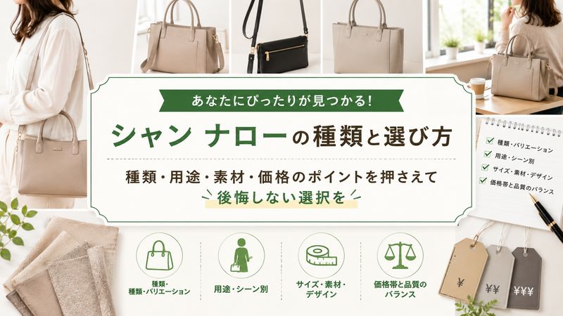 2. シャン ナローの種類と選び方
