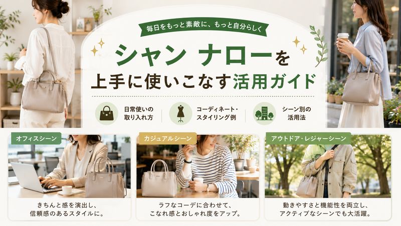 3. シャン ナローのおすすめの使い方・活用シーン