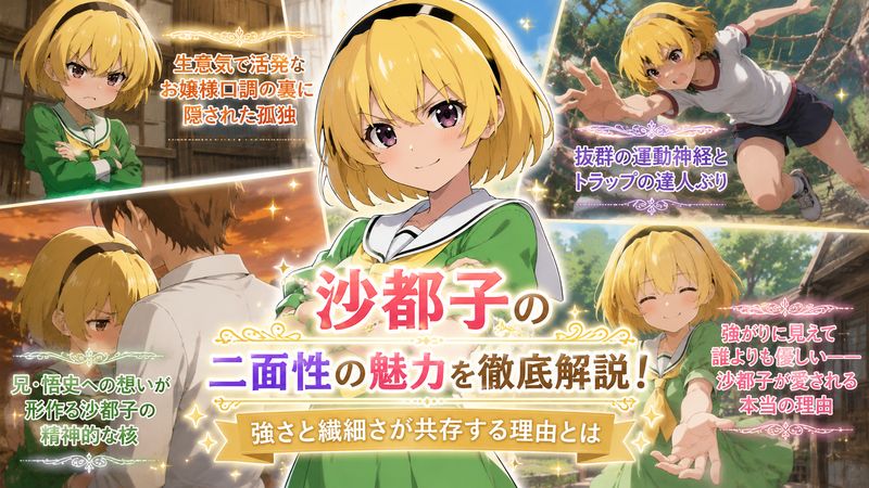2.沙都子の性格と人物像――強さと繊細さの二面性
