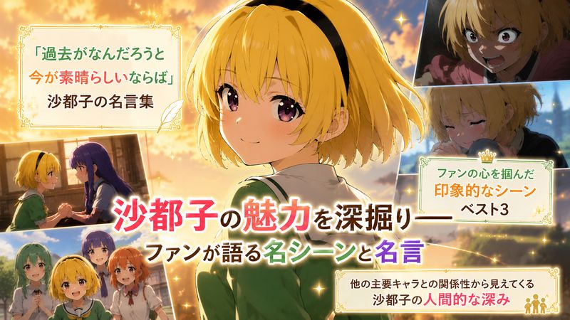 4.沙都子の魅力を深掘り――ファンが語る名シーンと名言