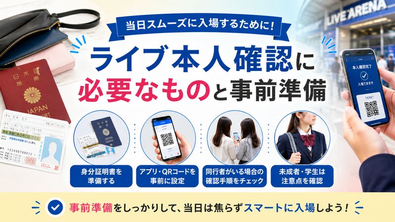 2.ライブ本人確認に必要なものと事前準備
