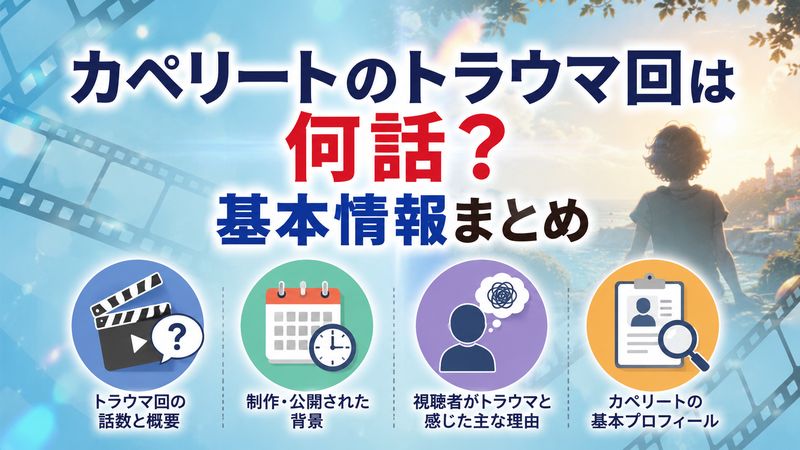 1.カペリートのトラウマ回は何話?基本情報まとめ