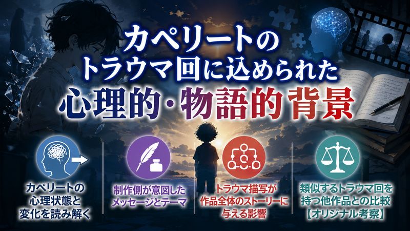 3.カペリートのトラウマ回に込められた心理的・物語的背景