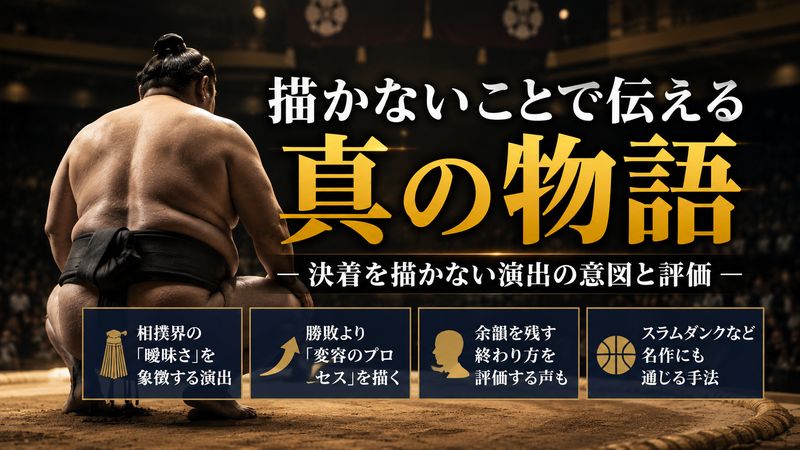 3.あえて「決着を描かない」演出の意図と評価
