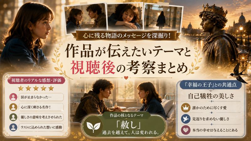 4.作品が伝えたいテーマと視聴後の考察