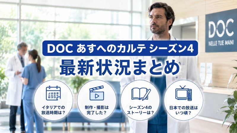 1.DOC あすへのカルテ シーズン4の最新状況まとめ