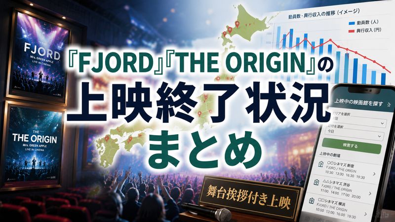 2.『FJORD』『THE ORIGIN』の上映終了状況まとめ