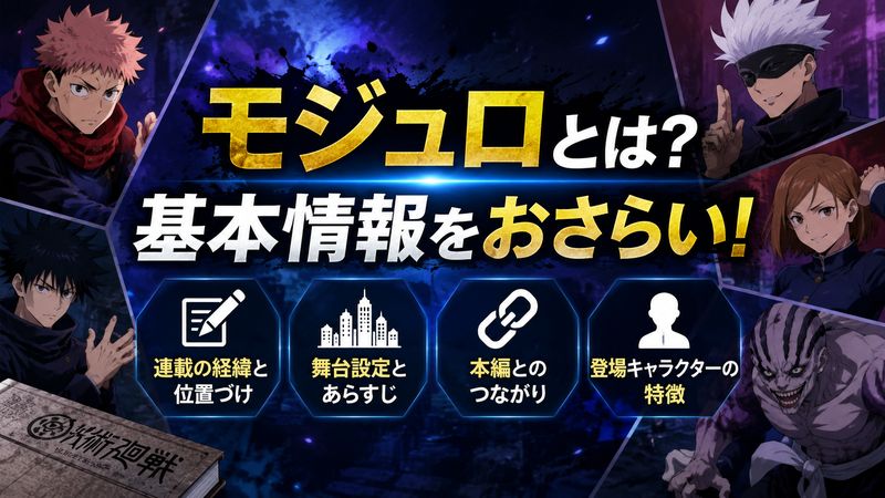 1.呪術廻戦≡（モジュロ）とは？基本情報をおさらい