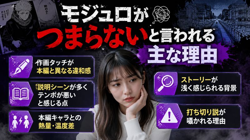 2.「モジュロ つまらない」と言われる主な理由