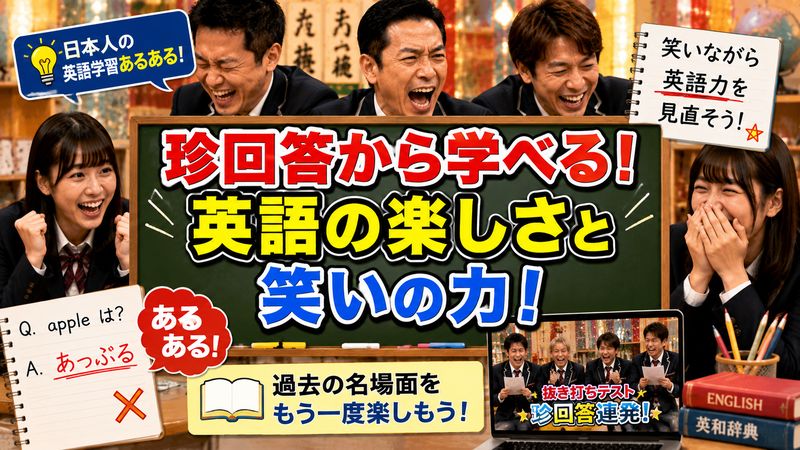4.めちゃイケ英語テストから学べることと楽しみ方