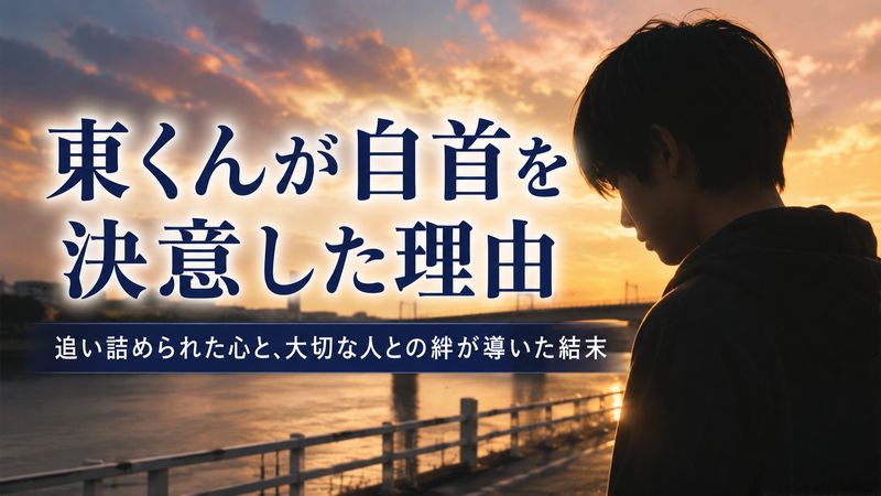 1.『タコピーの原罪』東くんが自首するまでの経緯とは