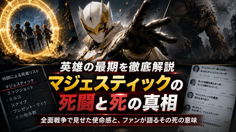 3.マジェスティックの死亡シーンと最期