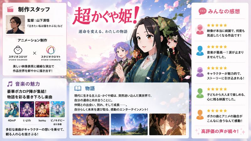 3.『超かぐや姫!』の作品情報と見どころ
