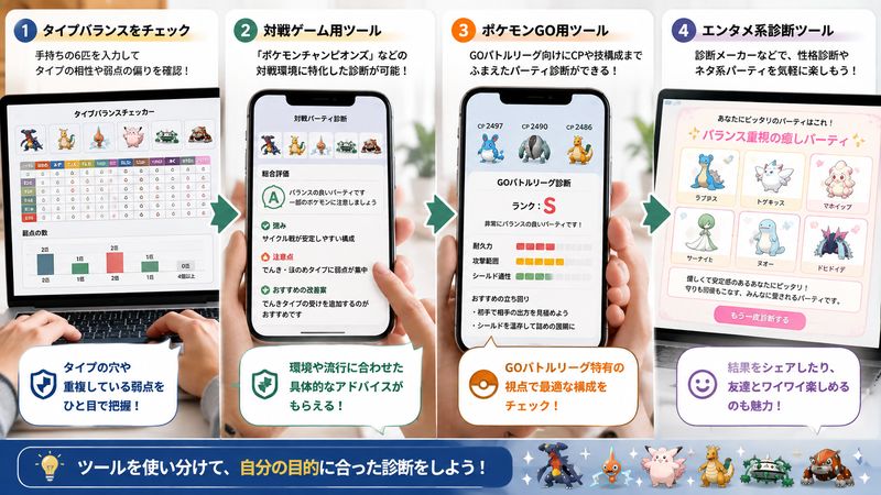 3.パーティ診断ツールの使い方【具体例】